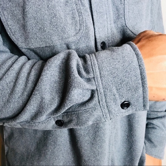 american Rag Men’s Fleece Button Down Shirt Jacket - Picture 4 of 8